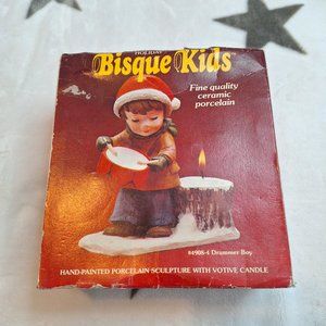 VINTAGE 1979 COMAR INDUSTRIES Holliday DRUMMER BOY CANDLE HOLDER‎ FIGURINE